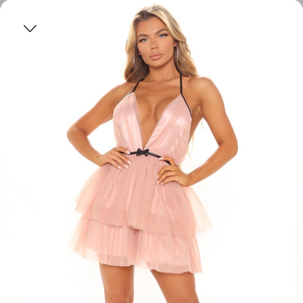 One Wish Tulle Mini Dress